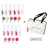 Zestaw lakierów hybrydowych Summer Goals 5ml + gratisy