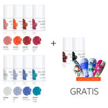 Zestaw lakierów hybrydowych Hot&Cold 5ml + gratisy