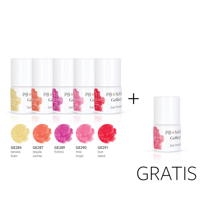 Zestaw lakierów hybrydowych Summer Goals 5ml + GE178 5ml gratis