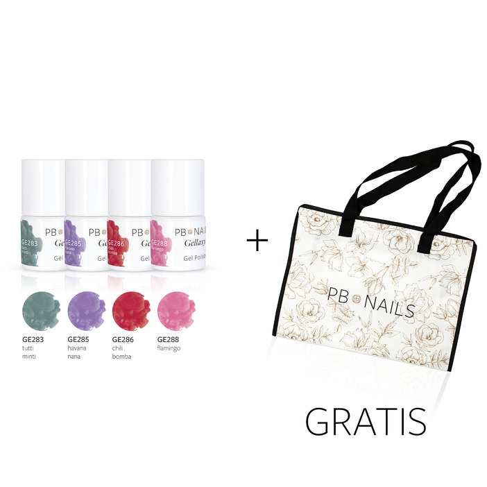 Zestaw lakierów hybrydowych Summer Goals 5ml +  torba gratis