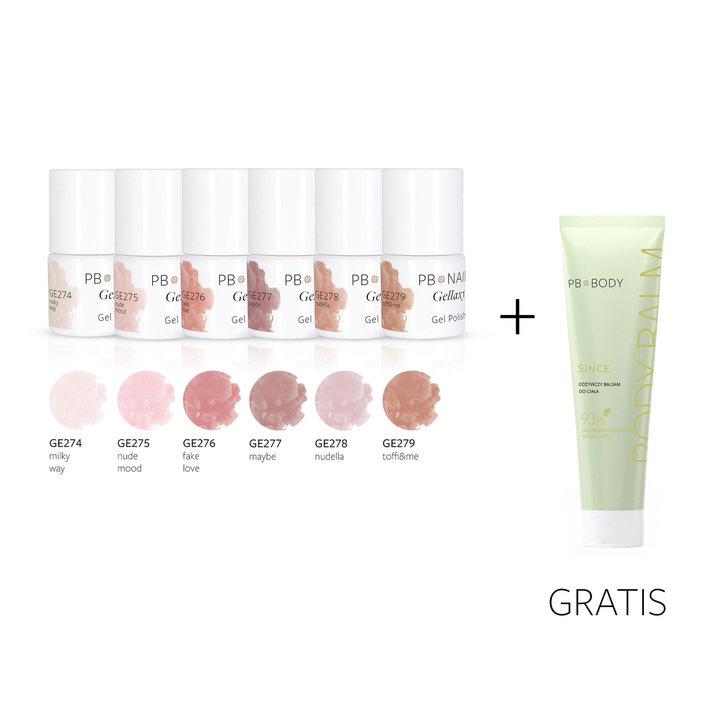 Zestaw lakierów hybrydowych Harmony 5ml + gratisy
