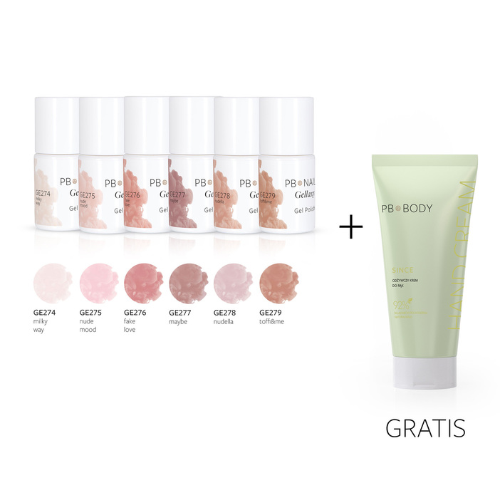 Zestaw lakierów hybrydowych Harmony 10ml + gratisy