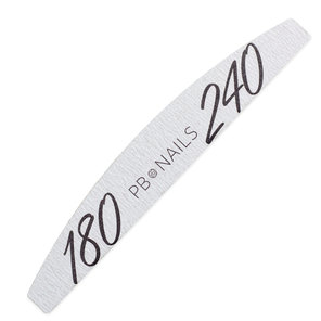 Pilniki do paznokci Łódka Essence 180/240 25 szt