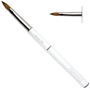 Pędzel do akrylu Kolinsky Brush Oval #8